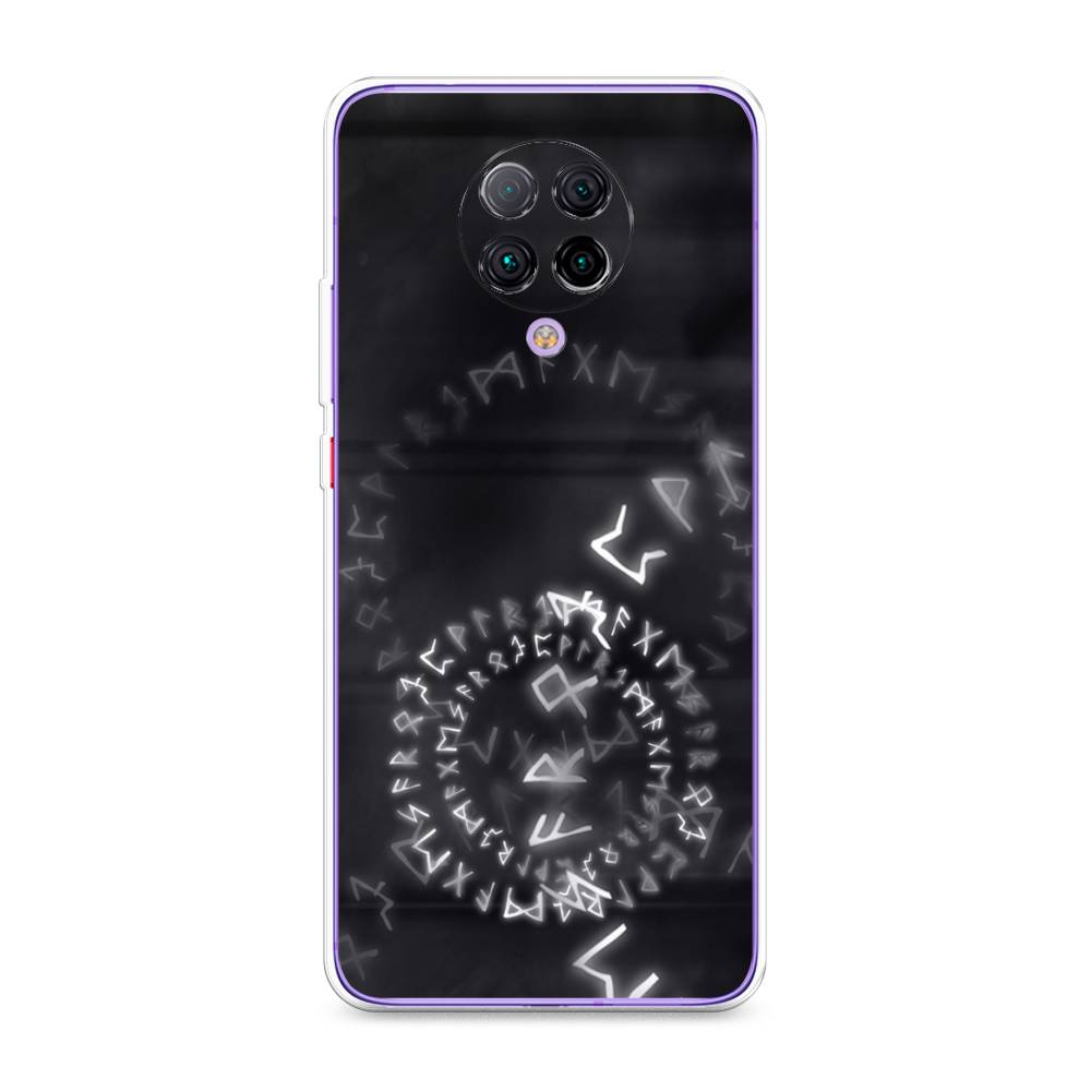 

Чехол на Xiaomi Redmi K30 Pro/Poco F2 Pro "Руны", Серый;черный, 38850-3