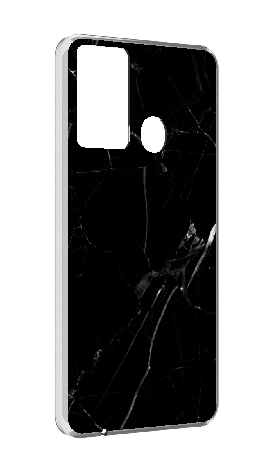 

Чехол MyPads разбитое стекло для Itel P37/Itel Vision 2S, Прозрачный, Tocco