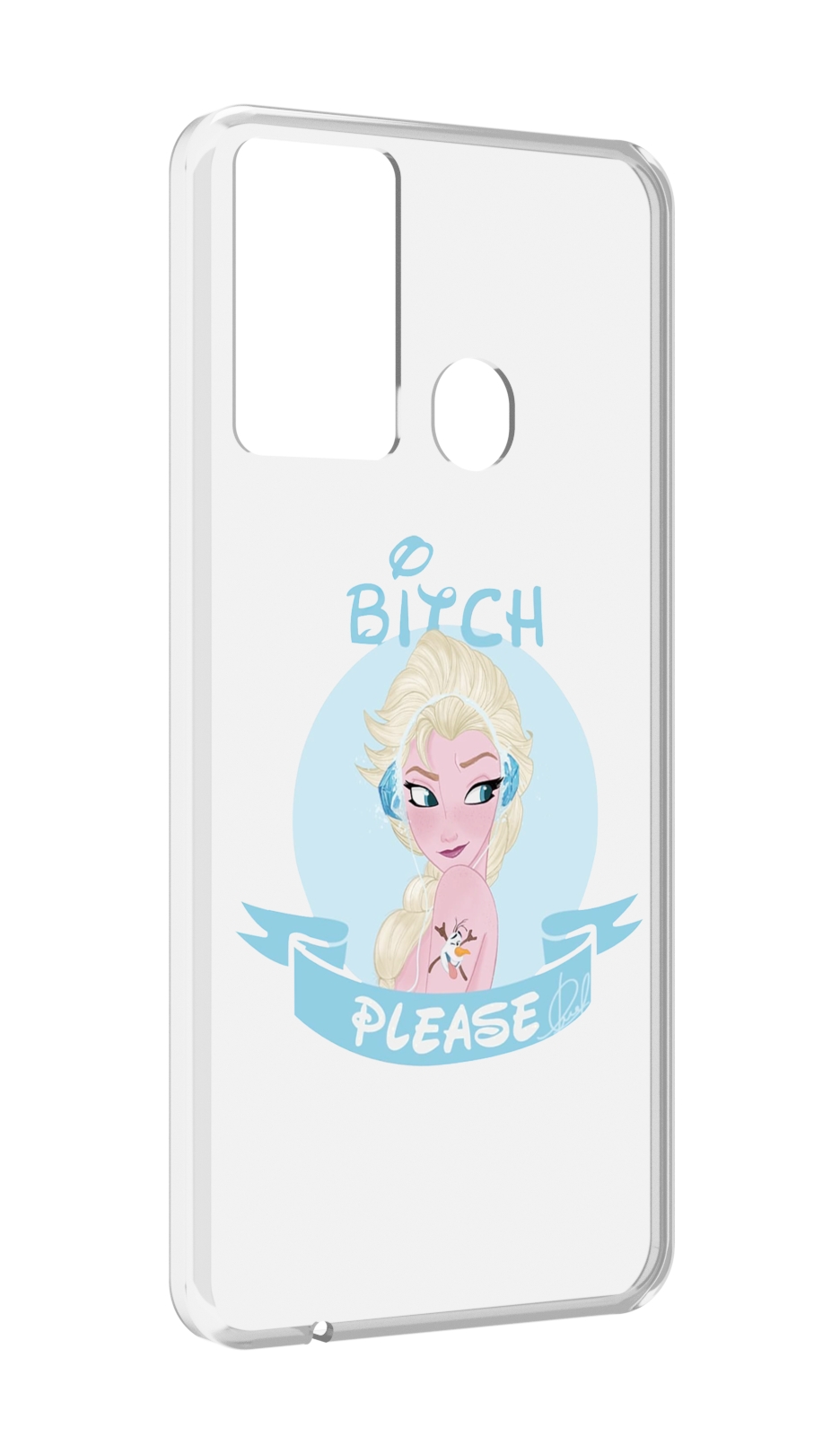 

Чехол MyPads принцесса-из-холодного-сердца женский для Itel P37/Itel Vision 2S, Прозрачный, Tocco