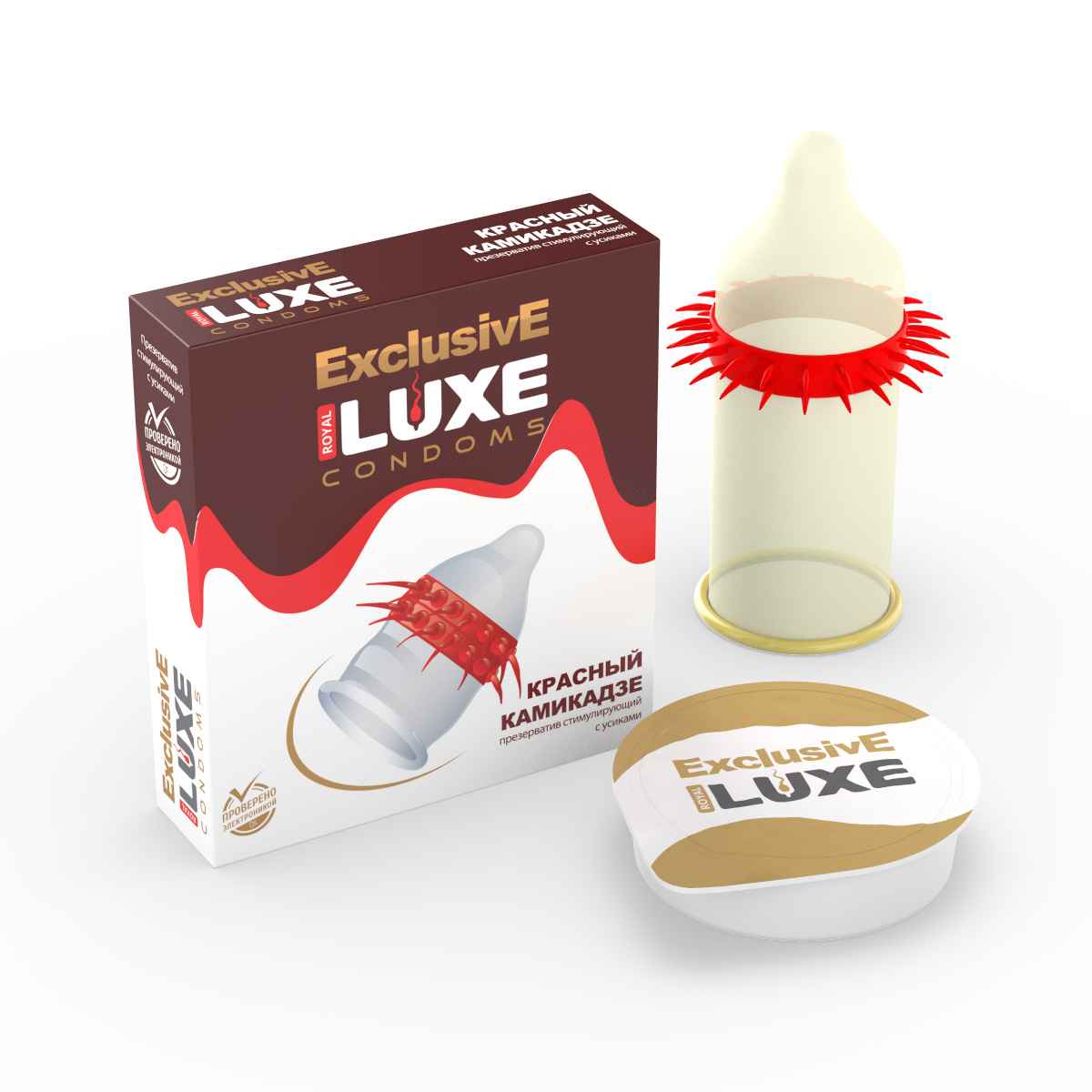 Презервативы Luxe Exclusive Красный Камикадзе 1 шт.