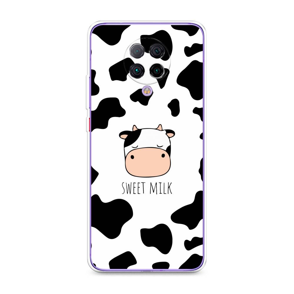 

Чехол на Xiaomi Redmi K30 Pro/Poco F2 Pro "Sweet milk", Розовый;белый;черный, 38850-1