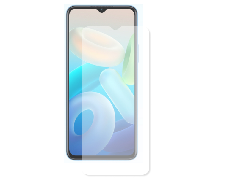 

Гибридное защитное стекло Krutoff для Vivo Y77 5G Антишпион 274701, Vivo Y77 5G