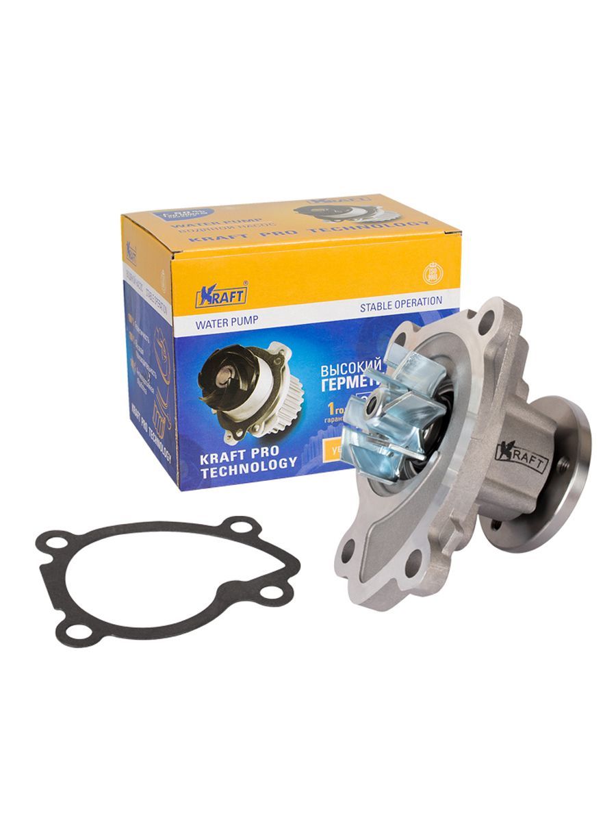 

Помпа для а/м Nissan Micra (10-), Note (06-), Qashqai (07- ) KRAFT KT 059398, KT059398