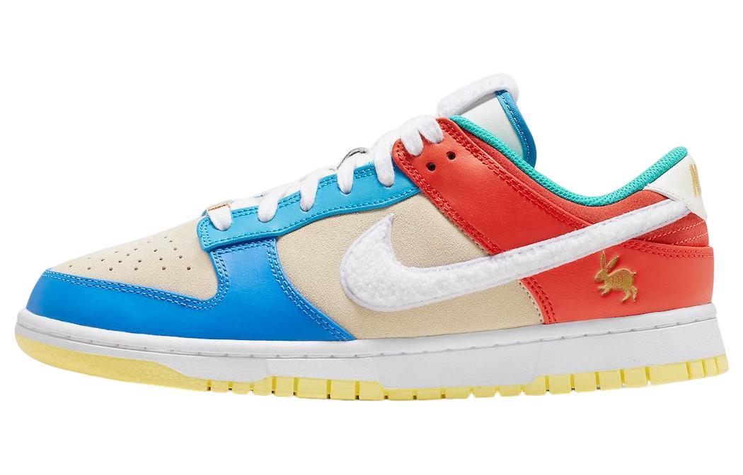 

Кеды унисекс Nike Dunk Low Year of the Rabbit бежевые 44 EU, Бежевый, Dunk Low Year of the Rabbit