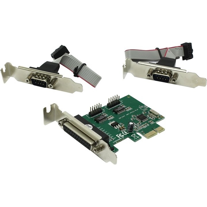 ORIENT XWT-PE2S1PLP RTL  PCI-E to COM 2-port + LPT 1-port (WCH CH382) Low Profile