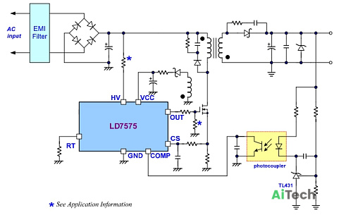 

Микросхема LD7575PS