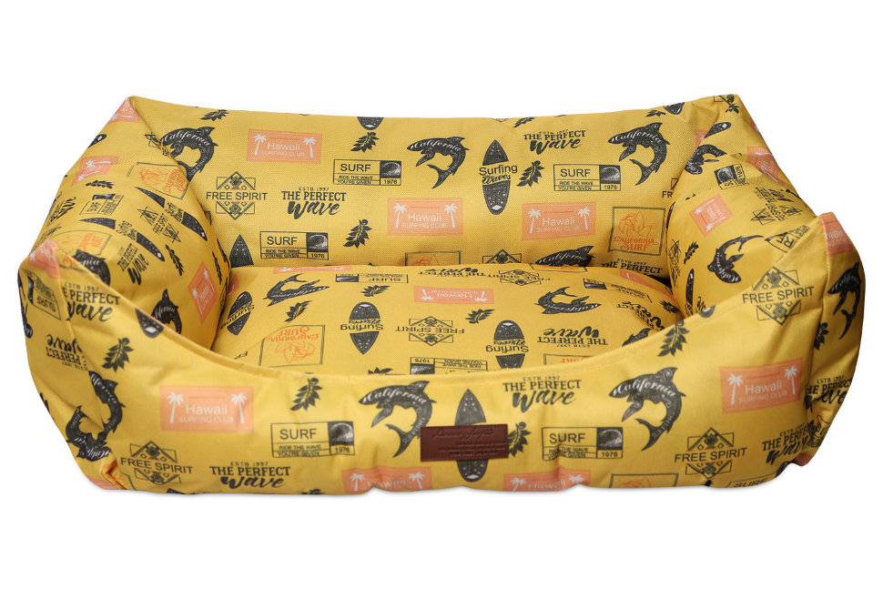 

Лежанка для кошек и собак Lion Мэдисон LM00112-43 желтый, 65x70x12см