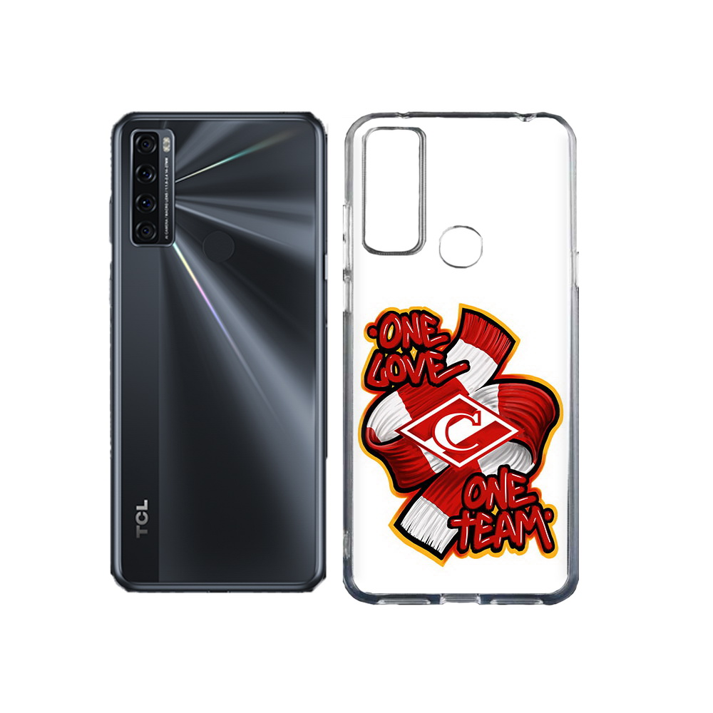 

Чехол MyPads Tocco для TCL 20L ФК спарак 1 любовь, Прозрачный, Tocco