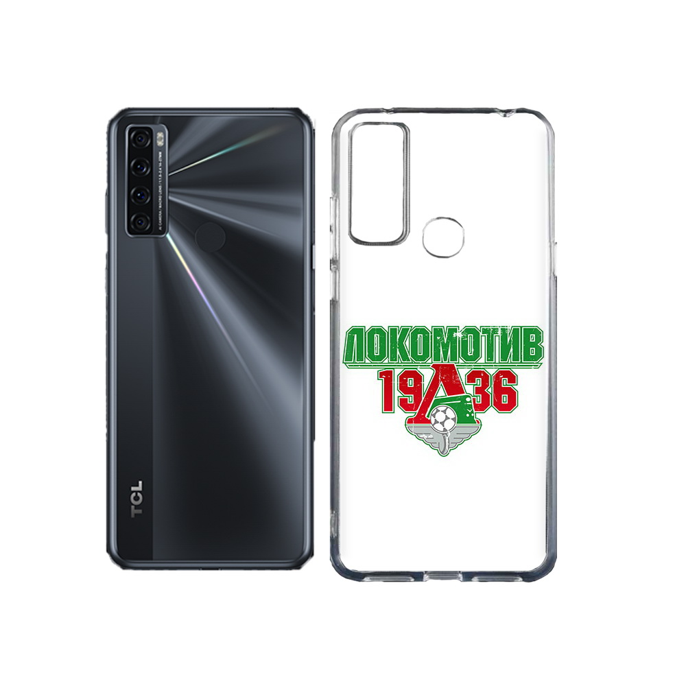

Чехол MyPads Tocco для TCL 20L ФК локомотив 1936, Прозрачный, Tocco