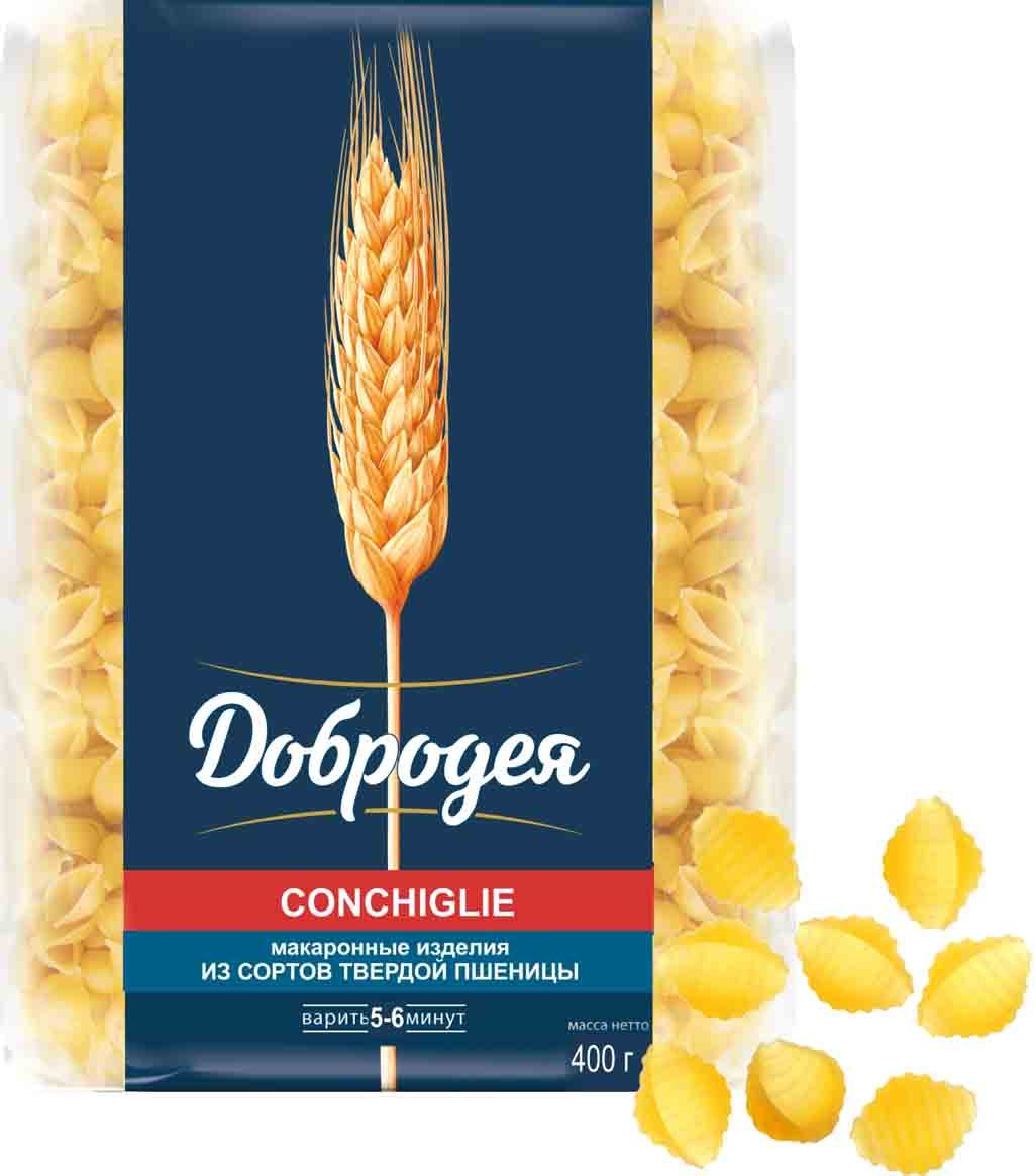 

Макаронные изделия Добродея CONCHIGLIE, 400 г х 6 шт, Макаронные изделия "Добродея" CONCHIGLIE 400гр_2400
