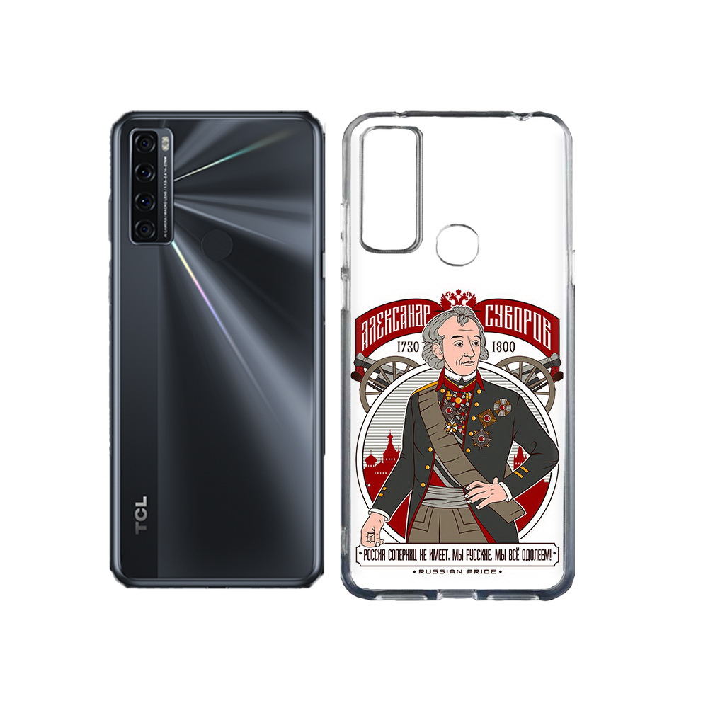 

Чехол MyPads Tocco для TCL 20L Суворов, Прозрачный, Tocco