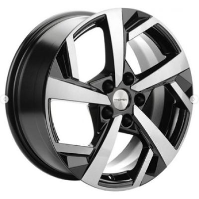 

Колесный диск Khomen Wheels KHW1712 (BF) 7xR17 ET43 5*112 D57.1, Черный