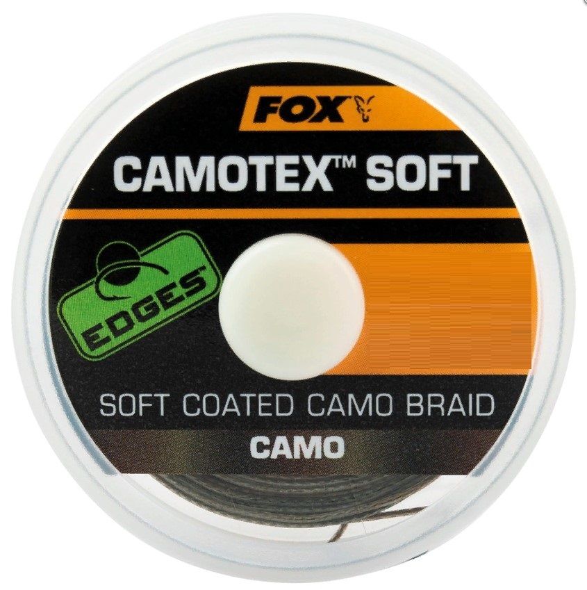 фото Поводочный материал в оболочке fox edges camotex soft 20m 35lb camo 2019 foxx