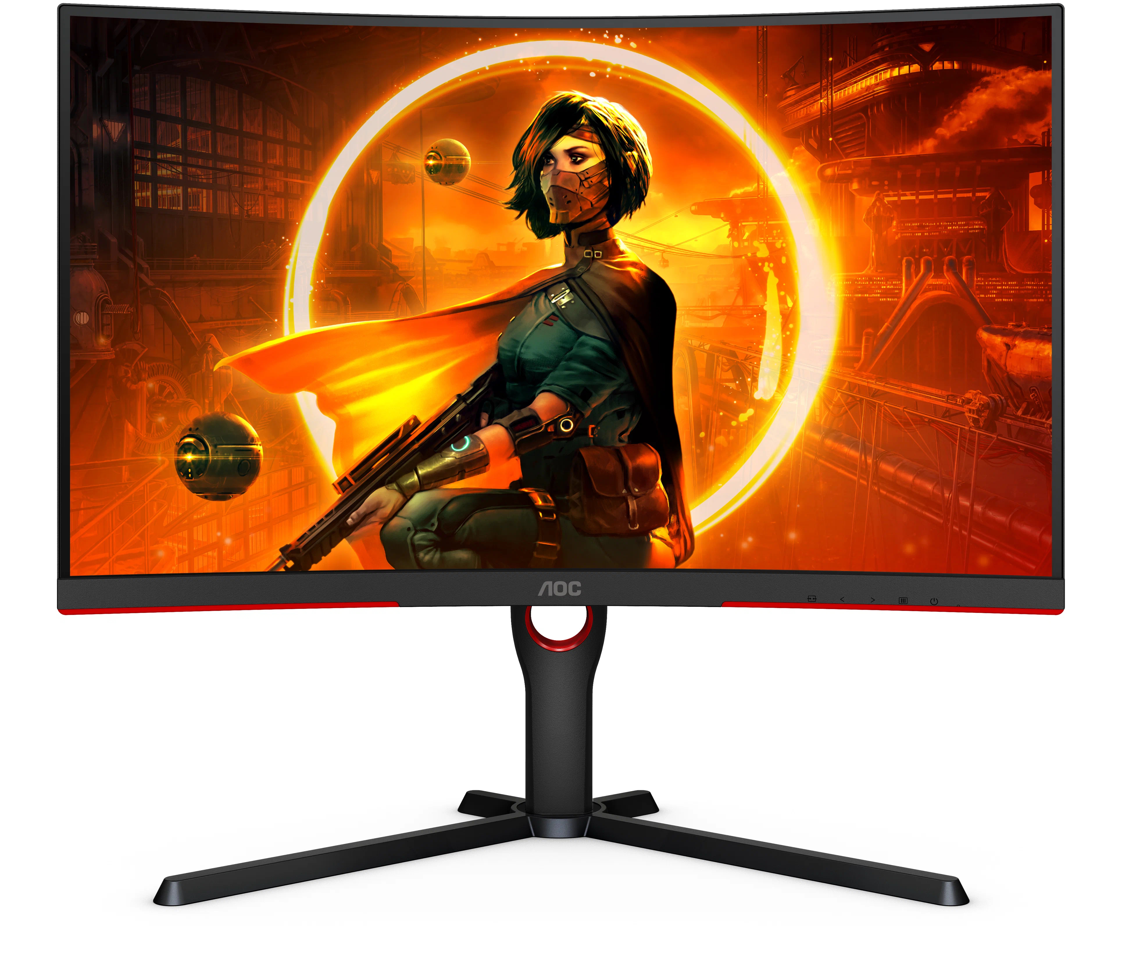 фото 27" монитор aoc gaming c27g3u black 165hz 1920x1080 va