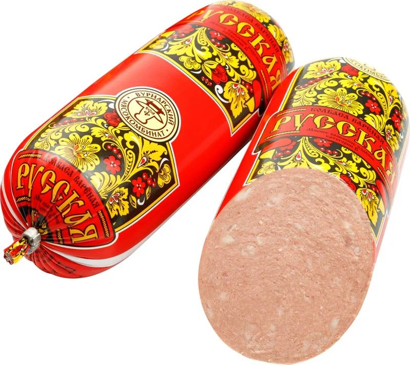 

Колбаса вареная Вурнарский мясокомбинат Русская +-500 г