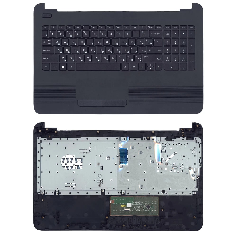 

Клавиатура для ноутбука HP Pavilion 250 G4 G5, 255 G4, 15-af черная топ-панель