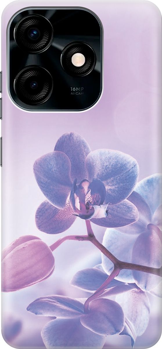 

Силиконовый чехол на Tecno Spark 10C "Лиловые орхидеи", Голубой;фиолетовый, 159584