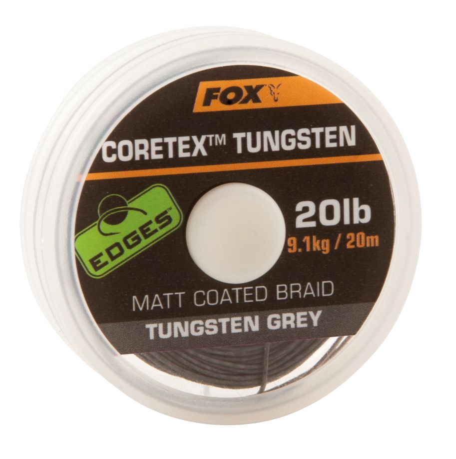 фото Поводочный материал в оболочке утяжеленный fox coretex tungsten 20lb foxx