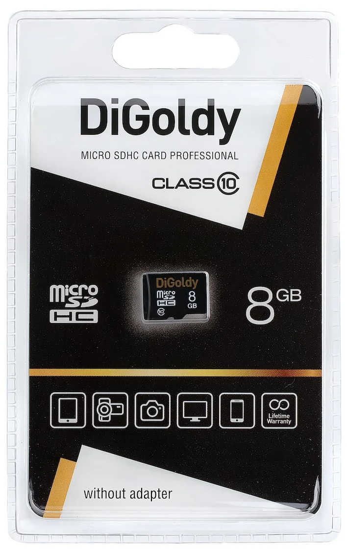 Карта памяти Digoldy 8GB microSDHC Class10