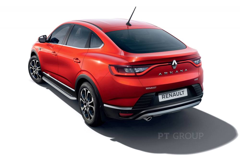 

Защита порогов с алюм. площадкой d=51 мм ИСКРА (ППК) Renault Arkana 2019-, RAR330303