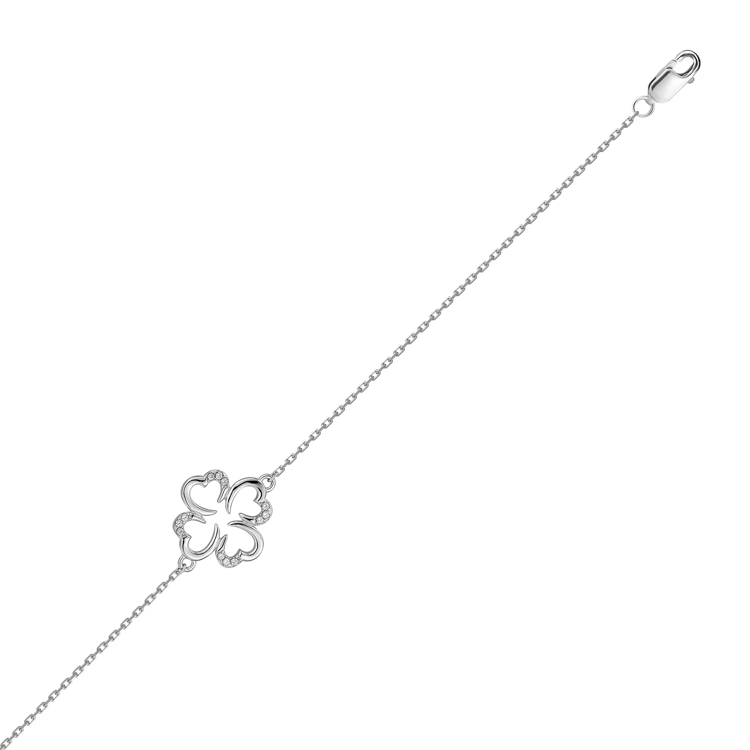 

Браслет из серебра с фианитом р.  MIUZ Diamonds B2036-PR-3728, B2036-PR-3728