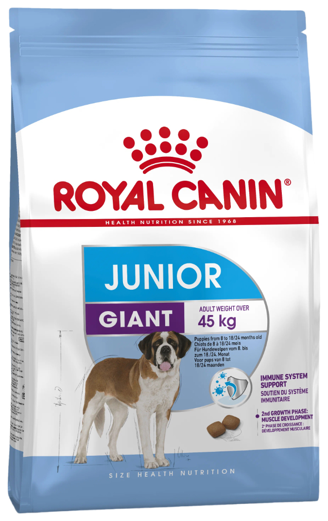 

Сухой корм для собак Royal Canin Giant Junior птица 15 кг