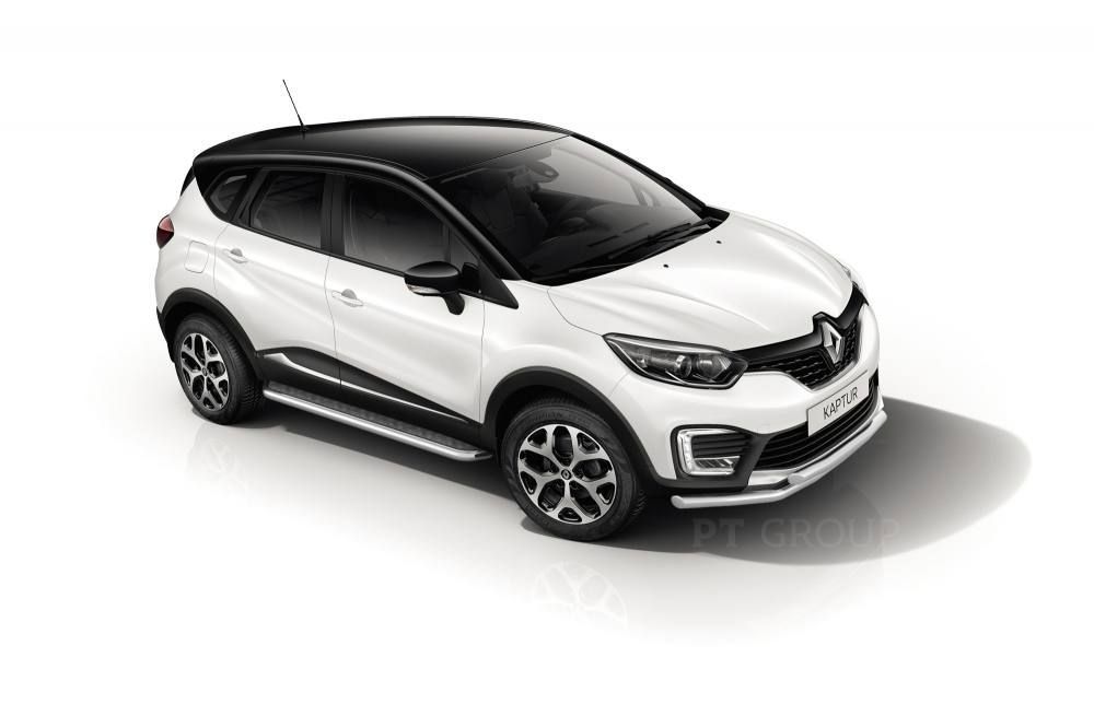 

Защита порогов с алюм. площадкой d=51 мм (НПС) Renault Kaptur 2016-, RKA220302