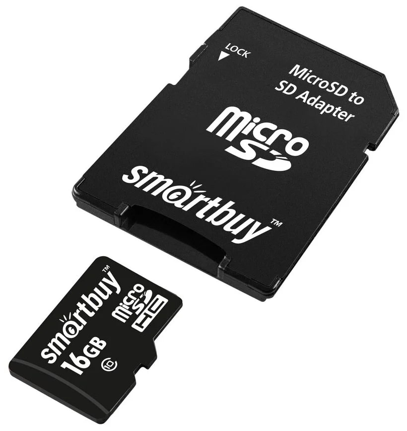 Карта памяти SMART BUY Micro SDHC 16Гб (1640621)