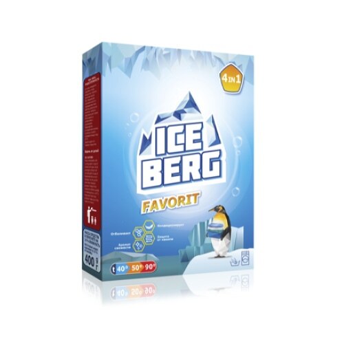 

Универсальный стиральный порошок Barhim Iceberg Favorit 400г