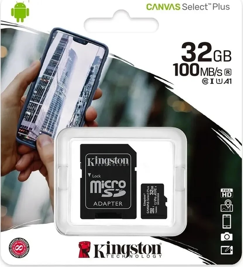 

Карта памяти Kingston Micro SDHC 32Гб (1640133)