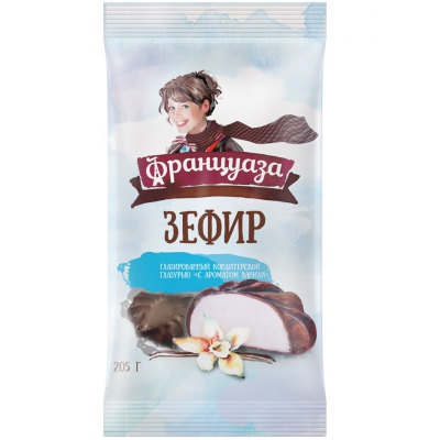 

Зефир Француаза ванильный в шоколадной глазури 205 г