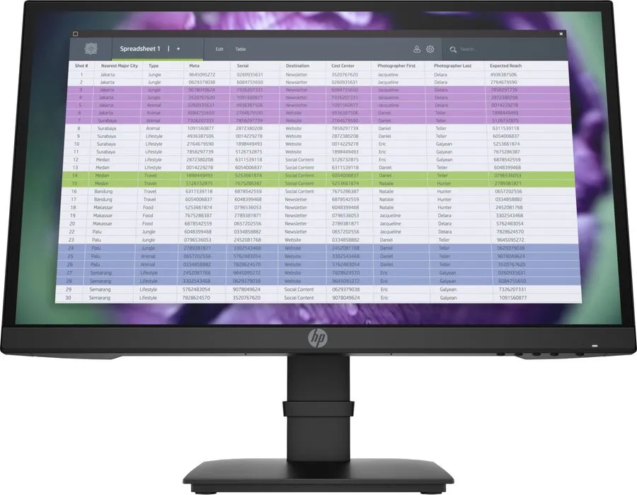 

21.5" Монитор HP P22 G4 Black 75Hz 1920x1080 IPS, Черный, P22 G4