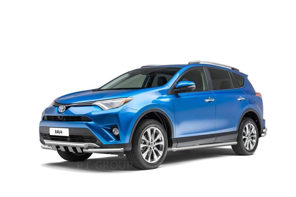 

Защита порогов d=63 мм (НПС) Toyota RAV4 2013-2018, TRV220301