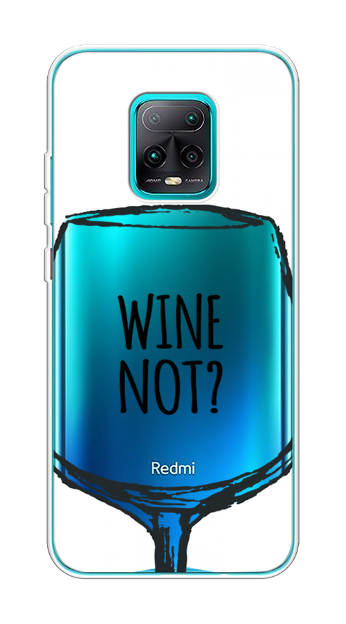 

Чехол на Xiaomi Redmi 10X 5G "Wine not white", Белый, 38750-6