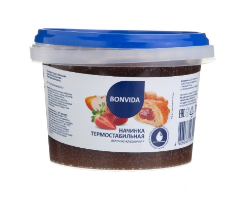 

Начинка Bonvida яблочно-клубничная термостабильная 500 г