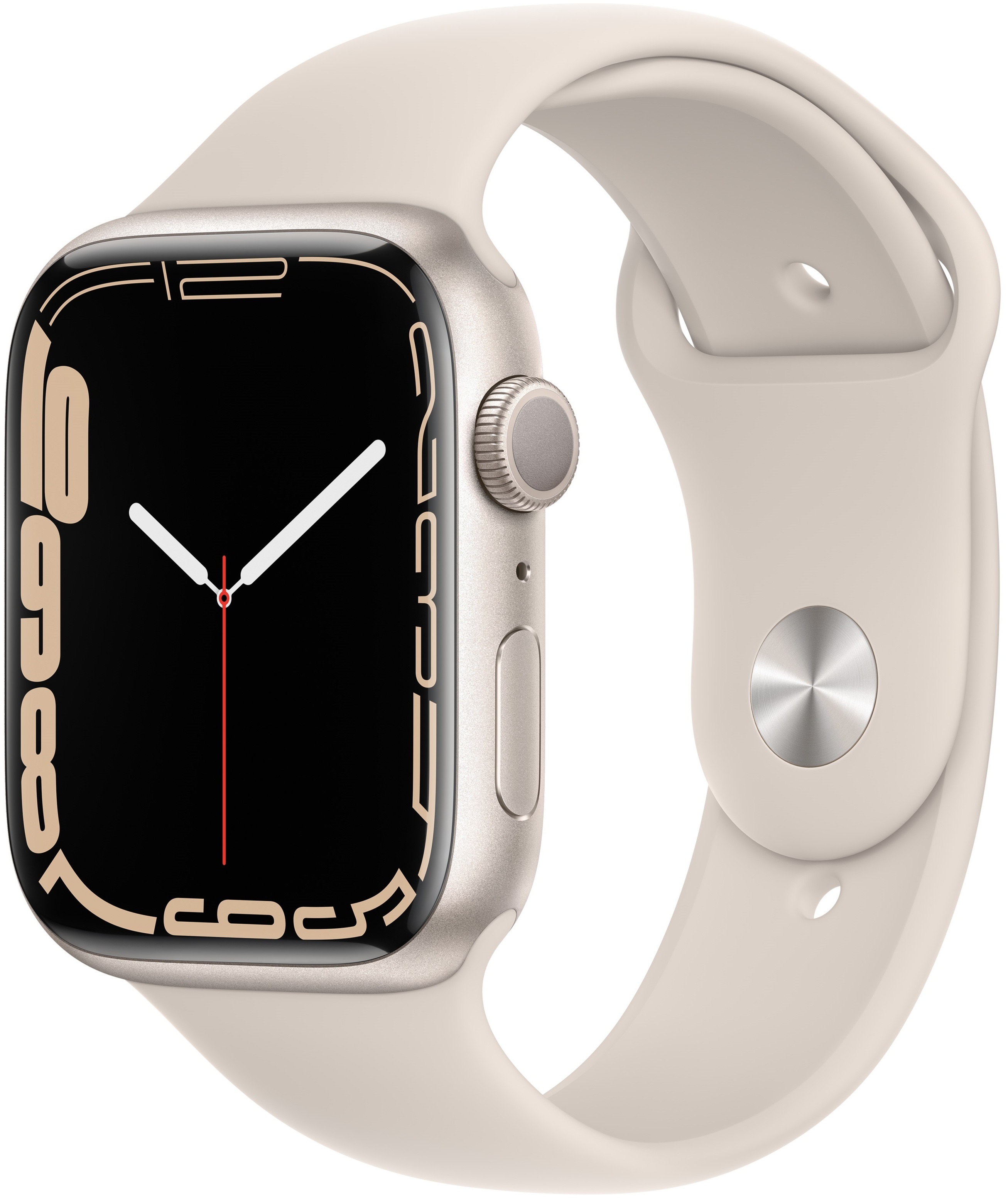 фото Смарт-часы apple watch series 7 gps (45mm) aluminum case with sport band