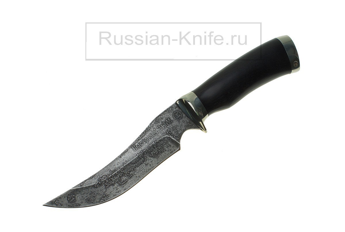 

Нож Рыбак (сталь Р12М-быстрорез), граб, А.Жбанов