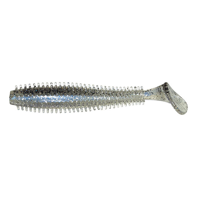 

Приманка силиконовая (мягкая) Виброхвост KOSADAKA SPIKEY SHAD (SSH-090-SR/3,6"/SR), Серый