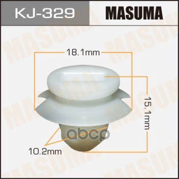 

Клипса Автомобильная (Автокрепеж) (Упаковка 50 Шт, Цена За 1 Шт) Masuma арт. KJ329