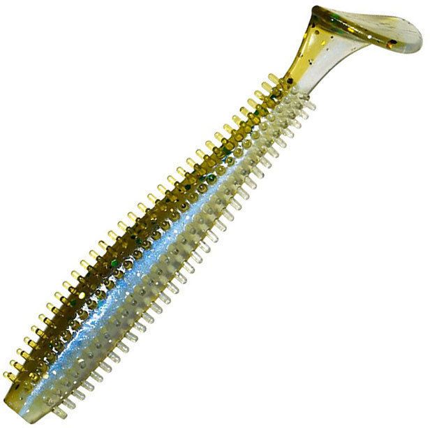 фото Приманка силиконовая (мягкая) виброхвост kosadaka spikey shad (ssh-120-bbr/4,8"/bbr)