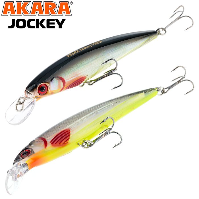 

Воблер Akara Jockey 100SP 14 гр 1/2 oz 3,9 in A56, Разноцветный, Jockey