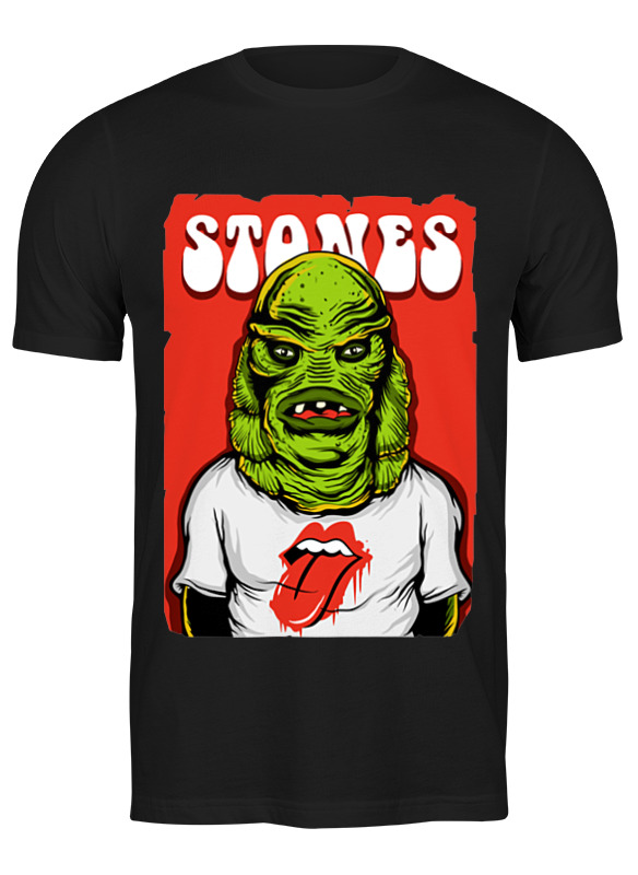 

Футболка мужская Printio Stones черная S, Черный, Stones