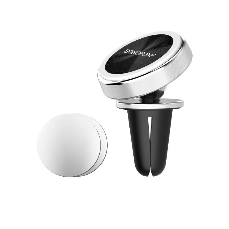 

Держатель Borofone BH6 Platinum Metal Magnetic Silver