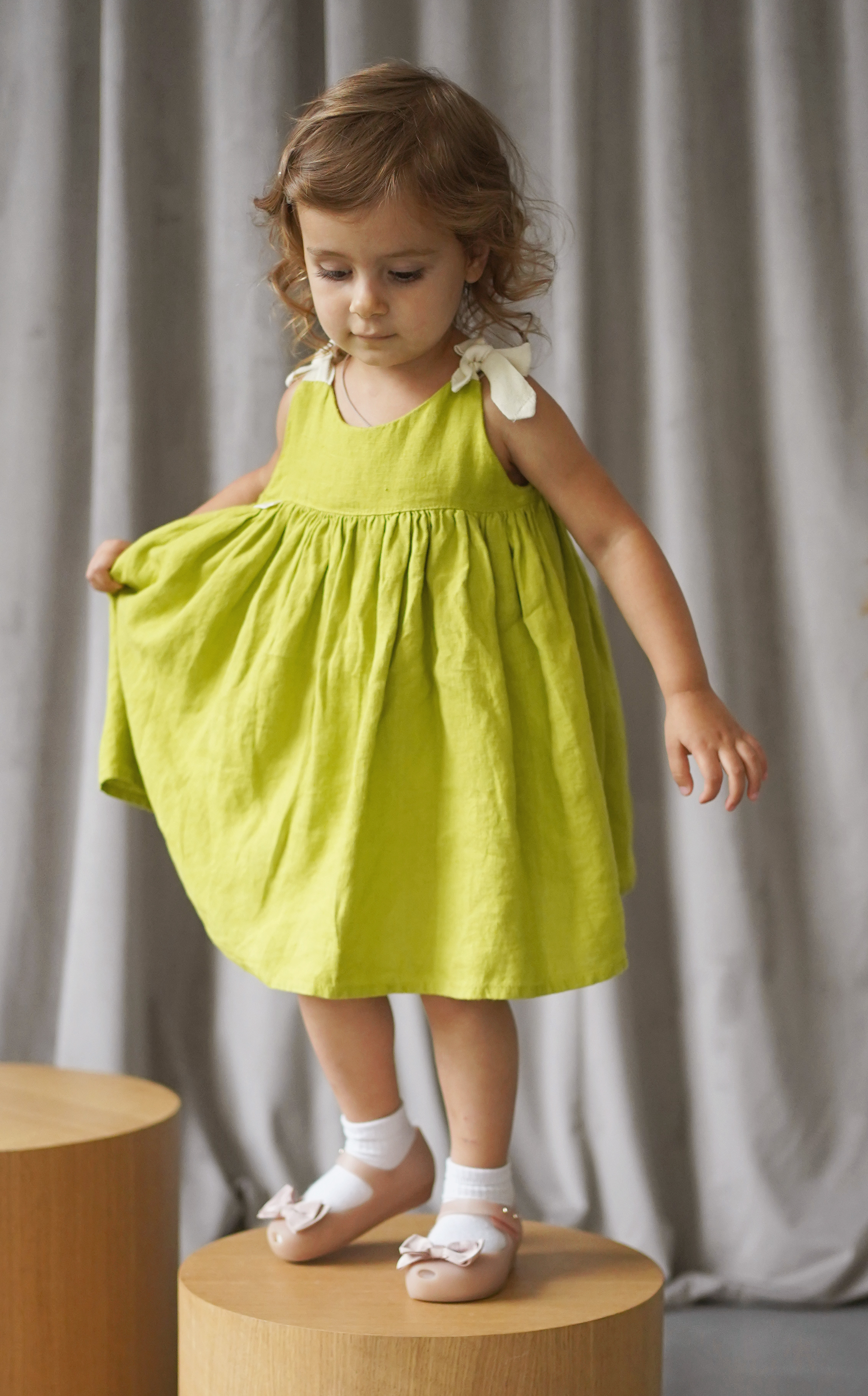 

Сарафан детский Tiny Stories TS_14, лайм, 98, Зеленый, TS_14