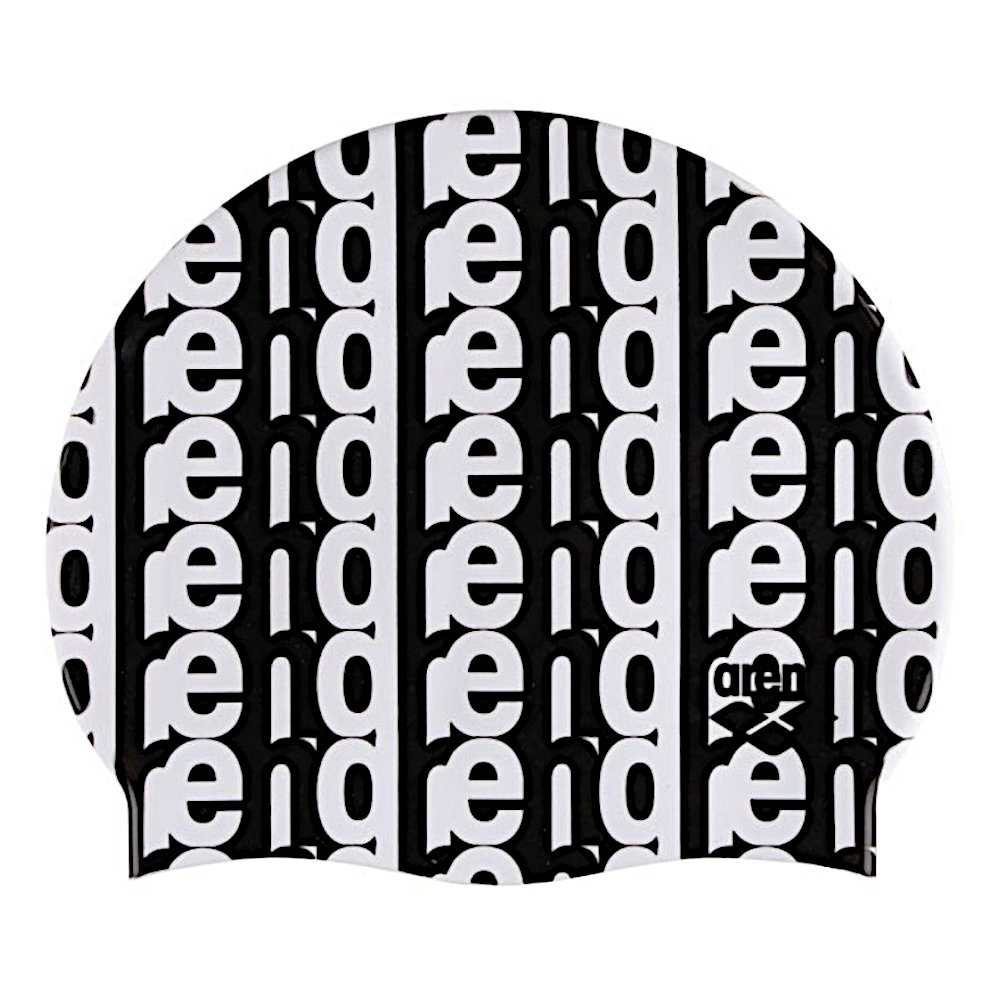 

Шапочка для плавания ARENA Team Stripe Cap черный-белый 001463/201, Белый;черный, Team Stripe Cap