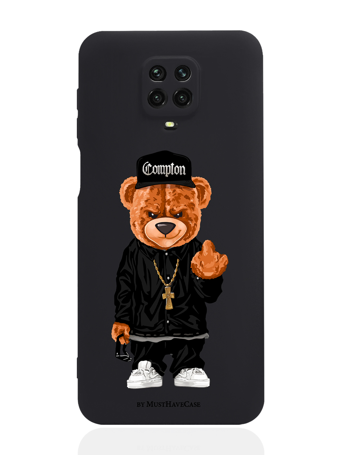 Чехол MustHaveCase для Xiaomi Redmi Note 9 Pro Мишка Compton