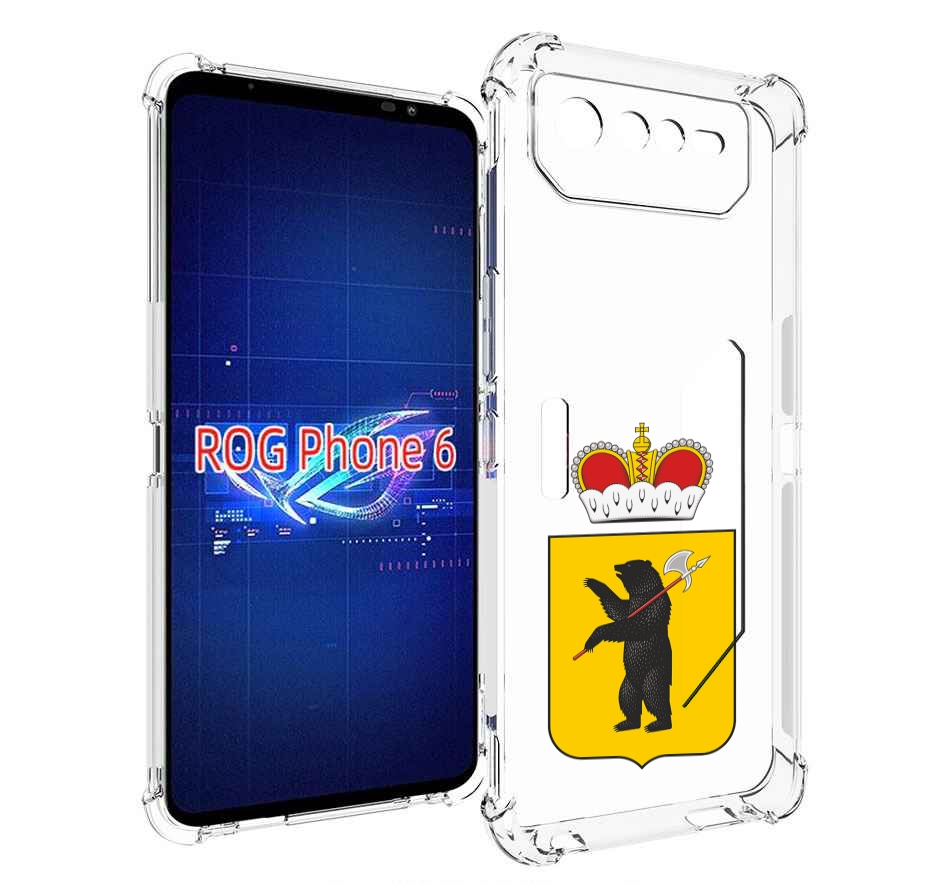 

Чехол MyPads герб-ярославская-область для Asus ROG Phone 6, Прозрачный, Tocco