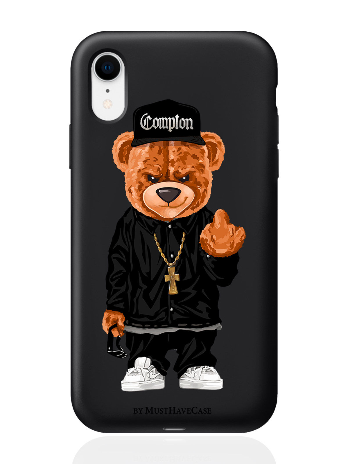 фото Чехол musthavecase для iphone xr мишка compton