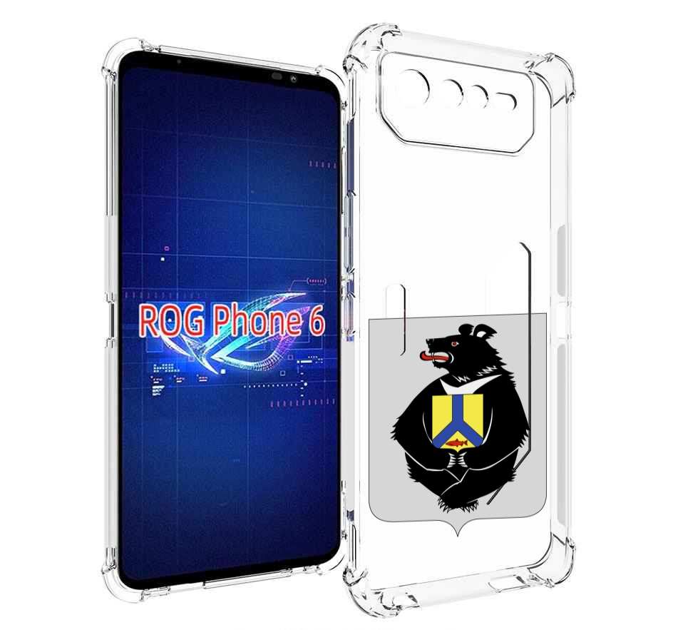 

Чехол MyPads герб-хабаровскии-краи для Asus ROG Phone 6, Прозрачный, Tocco
