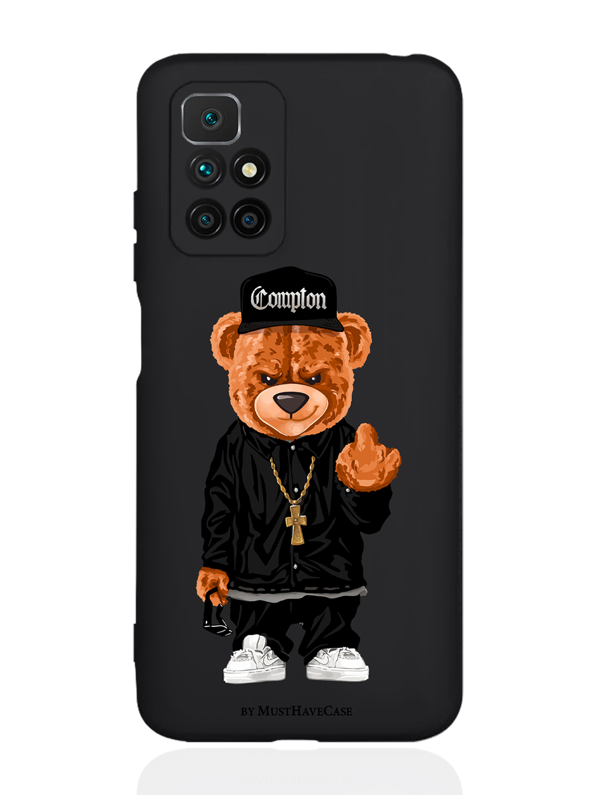 фото Чехол musthavecase для xiaomi redmi 10 мишка compton